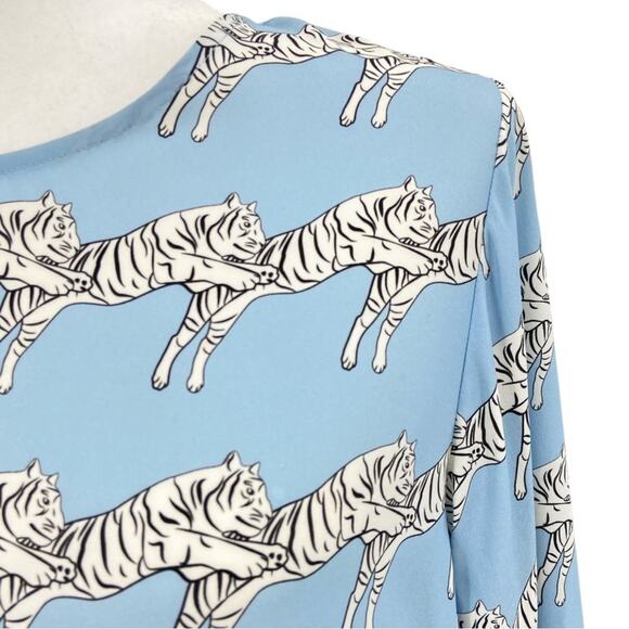 Herzen’s Angelegrnheit Tiger Silk Blouse 36‎ - Picture 4 of 10